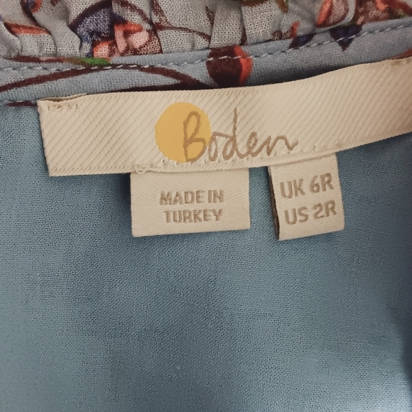 EUC Boden Floral Sleeveless Mini Dress With Pockets  Size 2 - Picture 7 of 13